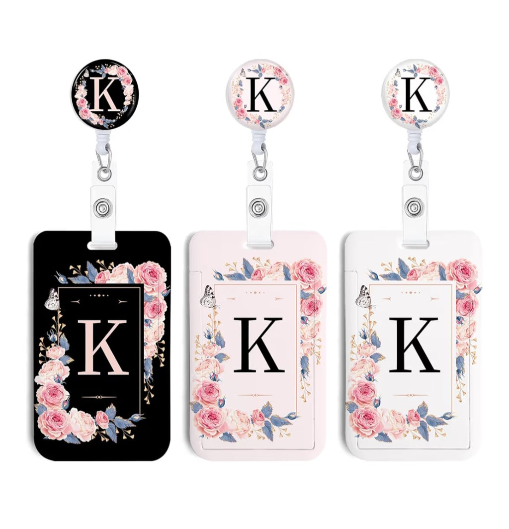 Soportes para Tarjetas de Identificación Personalizados con Iniciales.