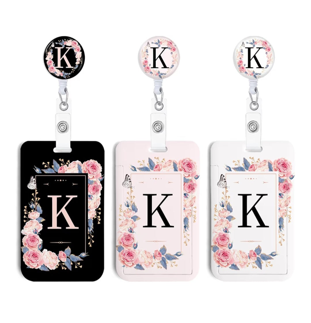 Soportes para Tarjetas de Identificación Personalizados con Iniciales.