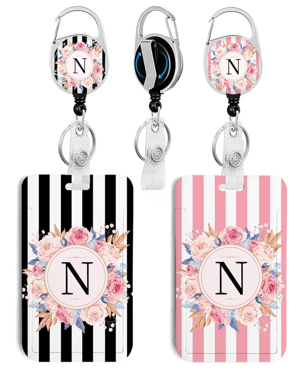 Soportes para Tarjetas de Identificación Personalizados con Iniciales.