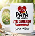 Tazas Personalizadas con Diseño para Dia de los Padres.
