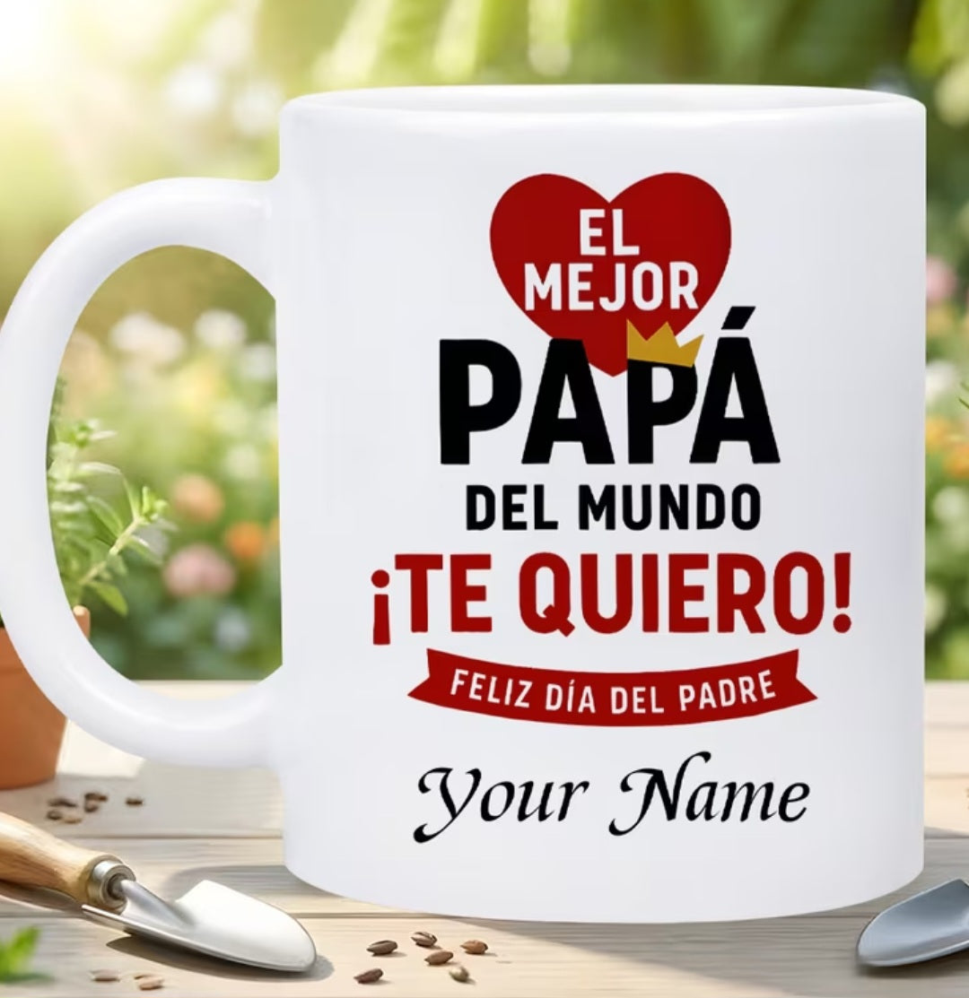 Tazas Personalizadas con Diseño para Dia de los Padres.