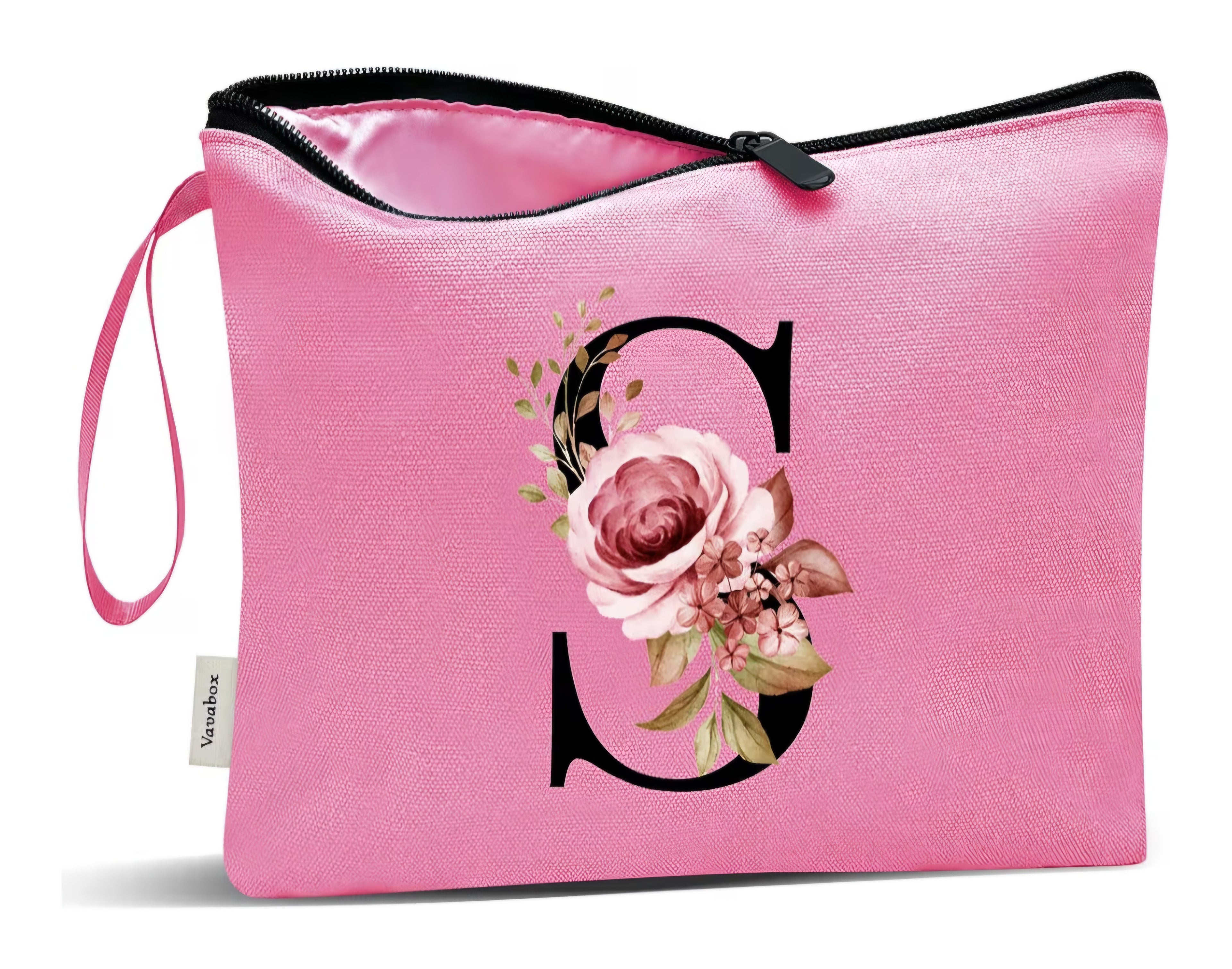 Bolsas para Maquillaje Personalizadas con Iniciales.