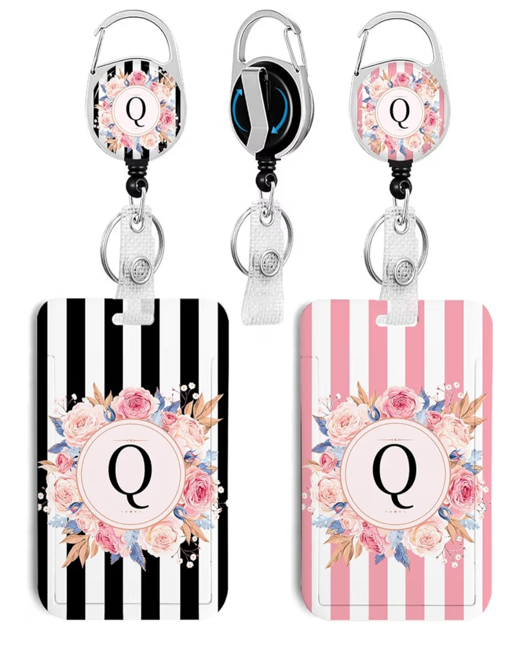 Soportes para Tarjetas de Identificación Personalizados con Iniciales.