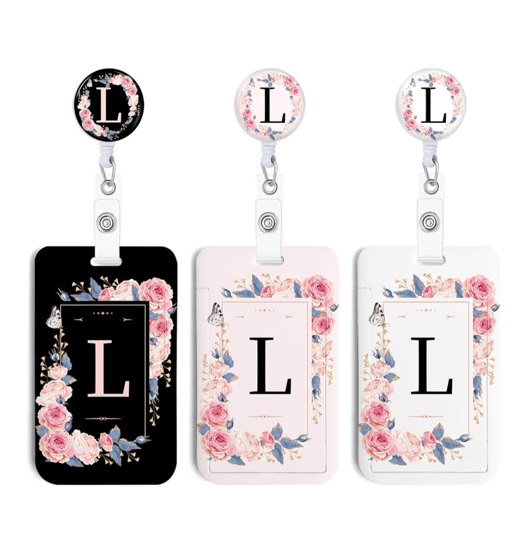 Soportes para Tarjetas de Identificación Personalizados con Iniciales.