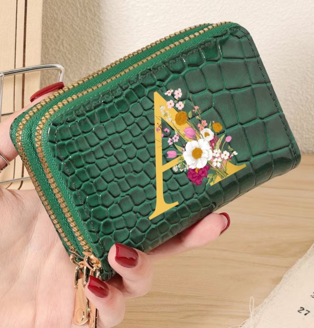 Monederos Personalizados con Iniciales.