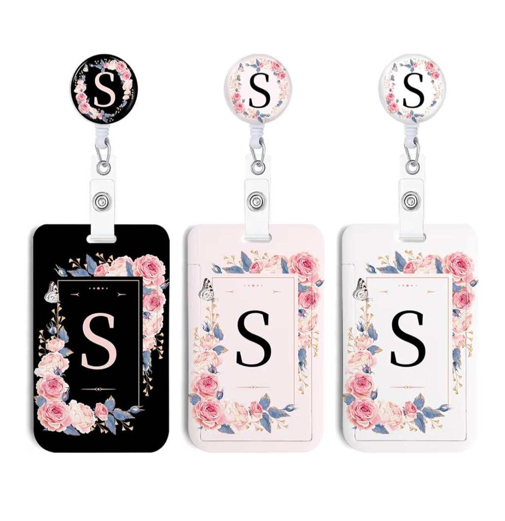 Soportes para Tarjetas de Identificación Personalizados con Iniciales.