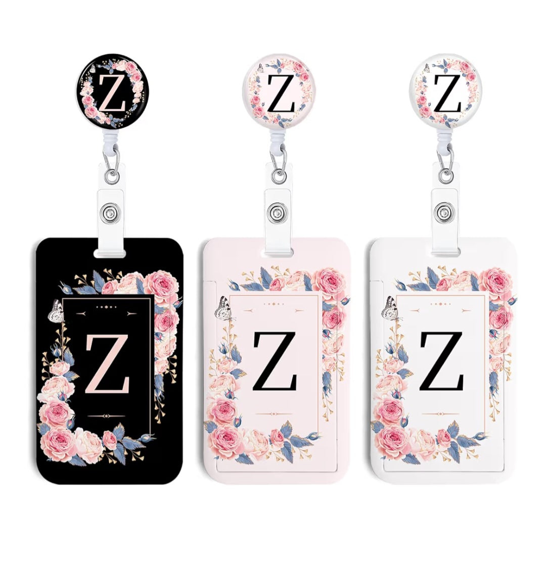 Soportes para Tarjetas de Identificación Personalizados con Iniciales.