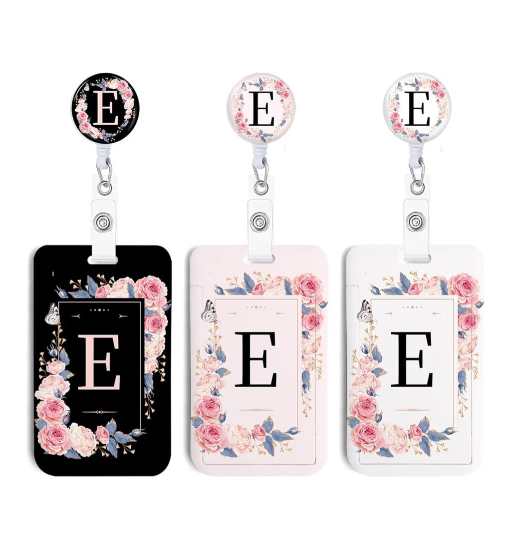 Soportes para Tarjetas de Identificación Personalizados con Iniciales.