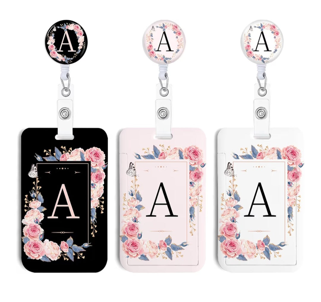 Soportes para Tarjetas de Identificación Personalizados con Iniciales.