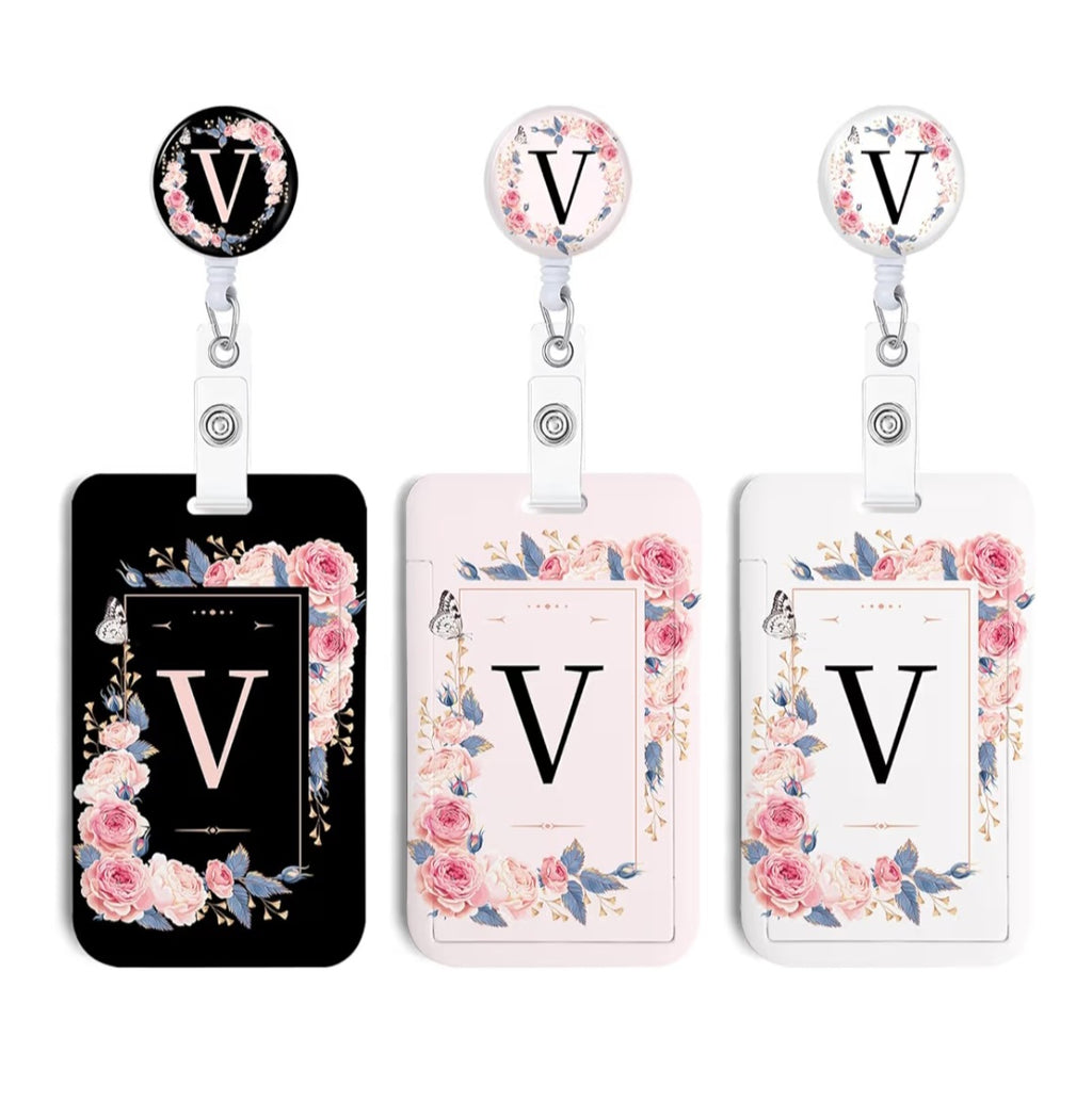 Soportes para Tarjetas de Identificación Personalizados con Iniciales.