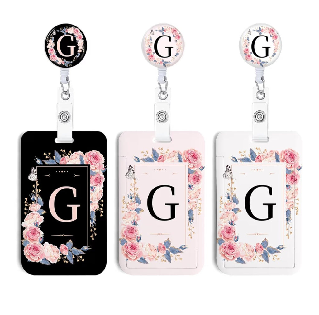 Soportes para Tarjetas de Identificación Personalizados con Iniciales.