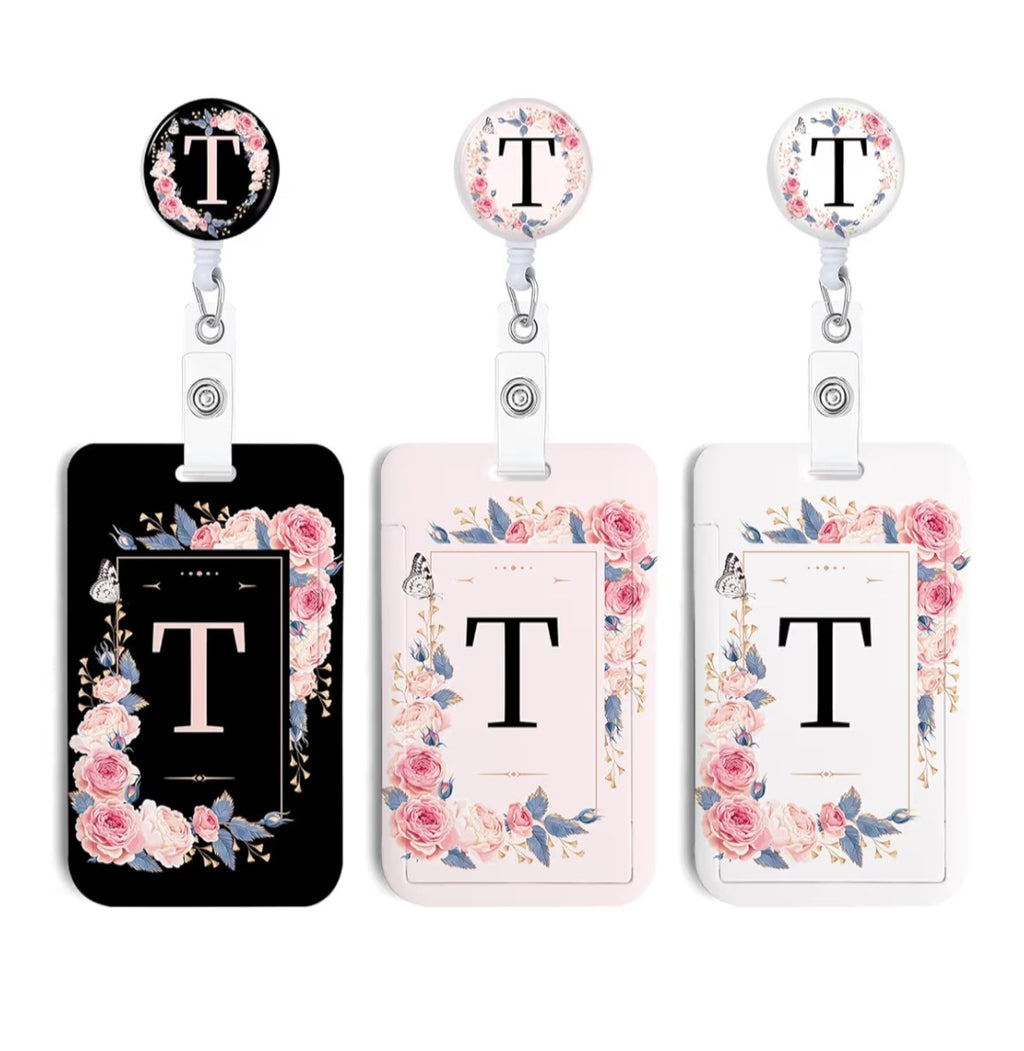 Soportes para Tarjetas de Identificación Personalizados con Iniciales.