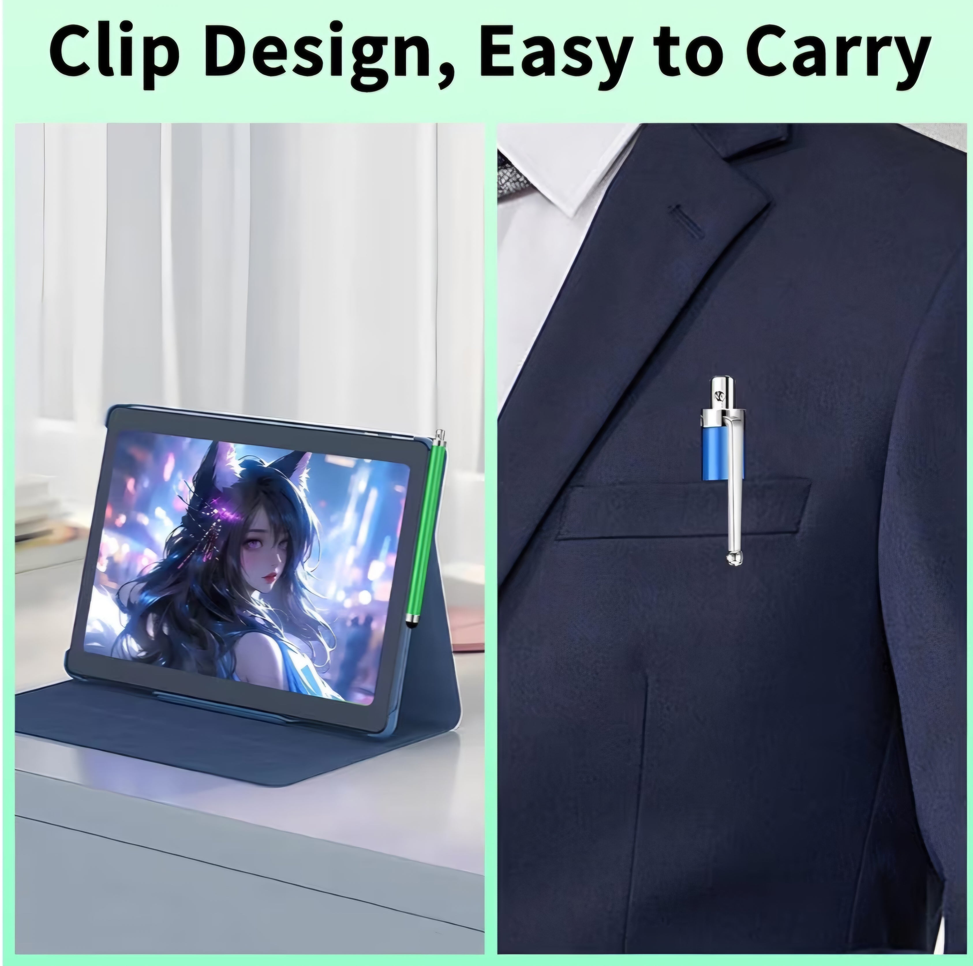 Paquete de 20 Lápices Capacitivos, para pantalla Táctil Personalizados.