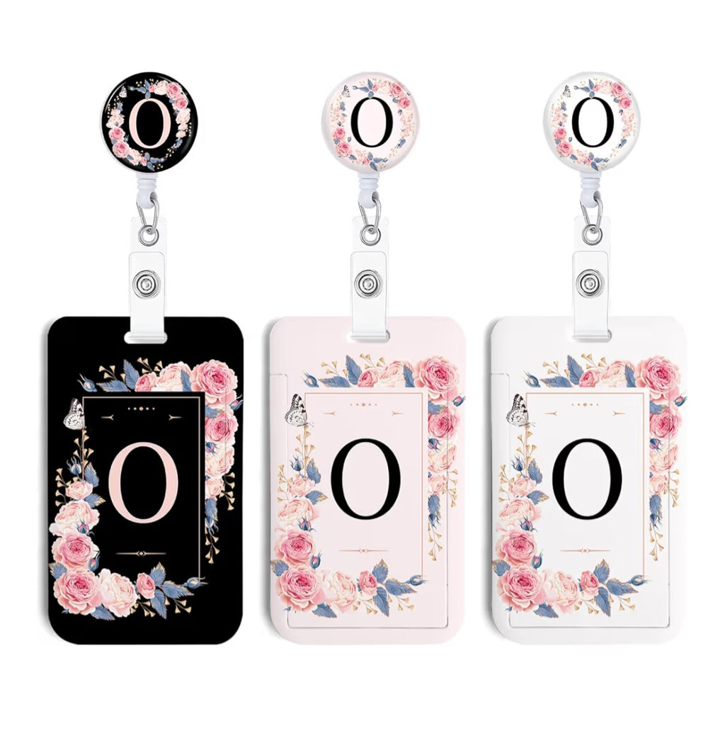 Soportes para Tarjetas de Identificación Personalizados con Iniciales.