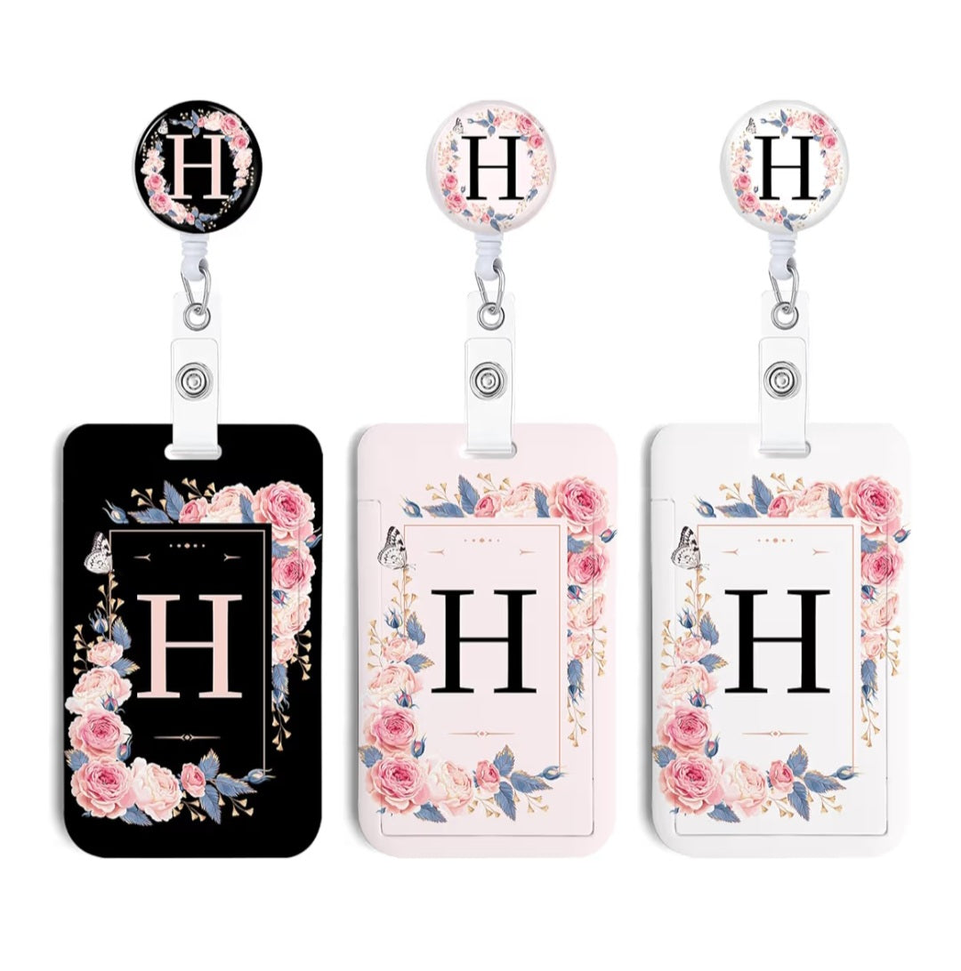 Soportes para Tarjetas de Identificación Personalizados con Iniciales.