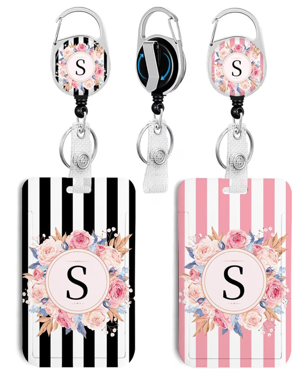 Soportes para Tarjetas de Identificación Personalizados con Iniciales.