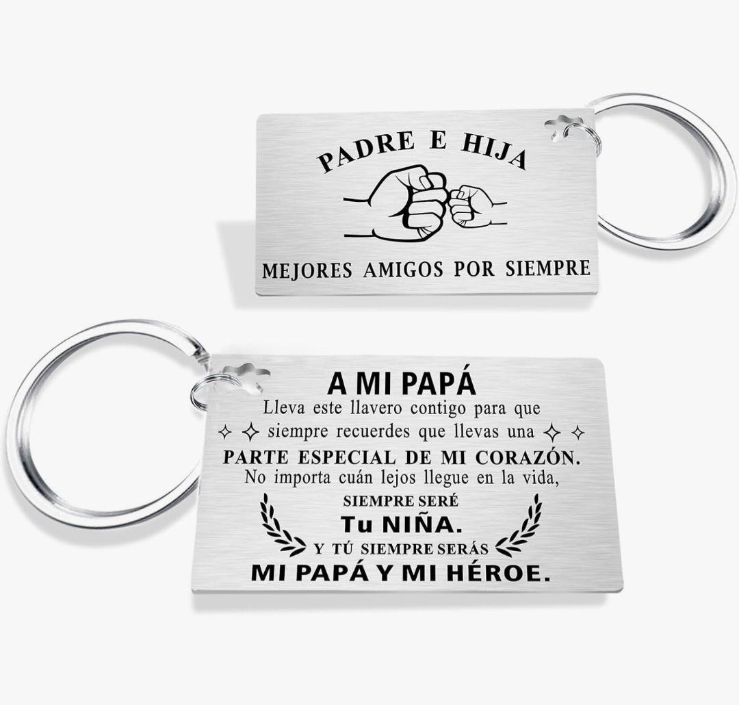 Llavero Personalizado para Dia de los Padres