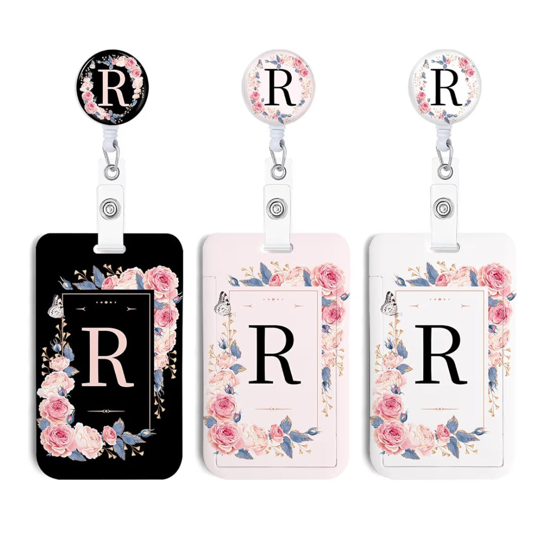 Soportes para Tarjetas de Identificación Personalizados con Iniciales.