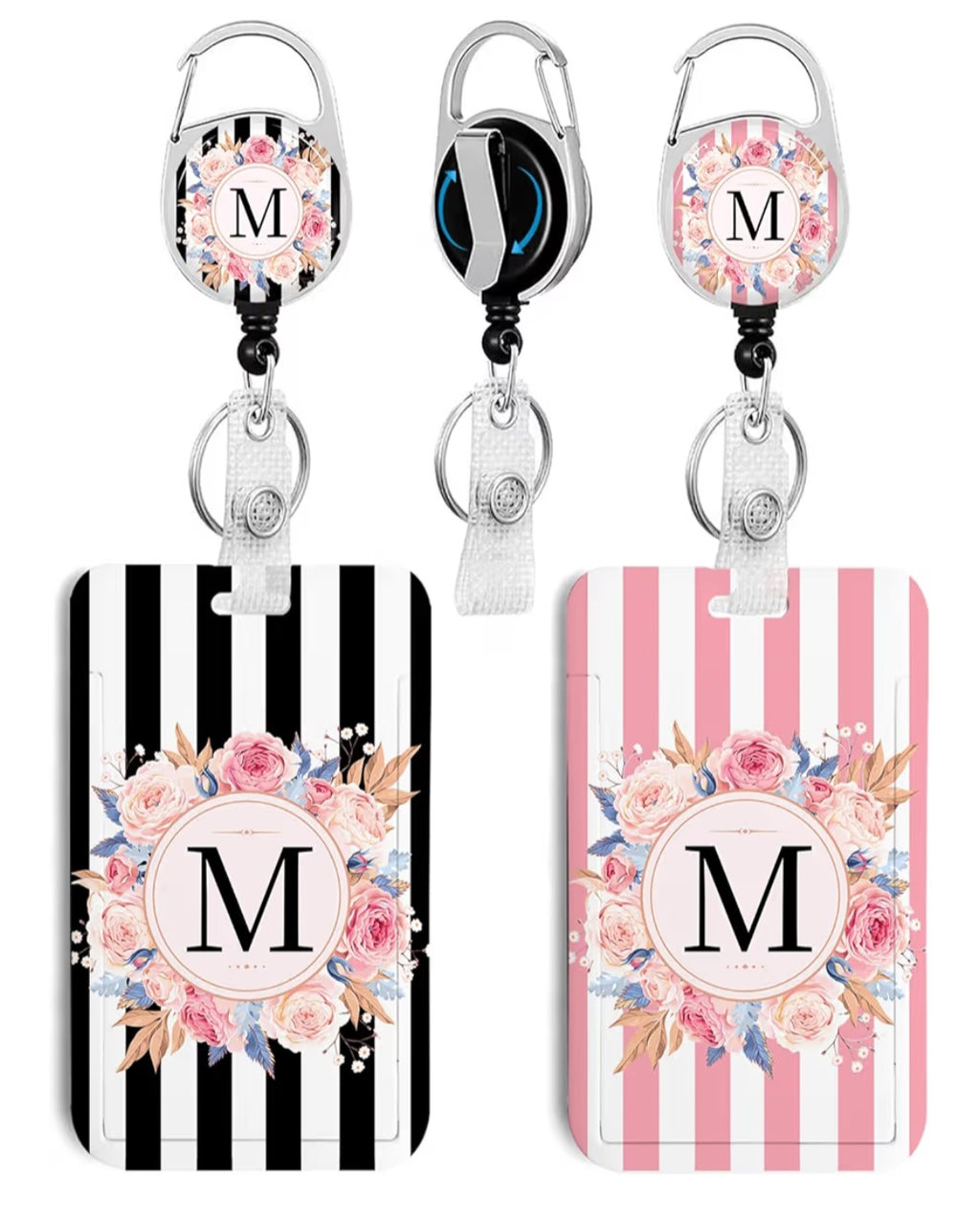 Soportes para Tarjetas de Identificación Personalizados con Iniciales.