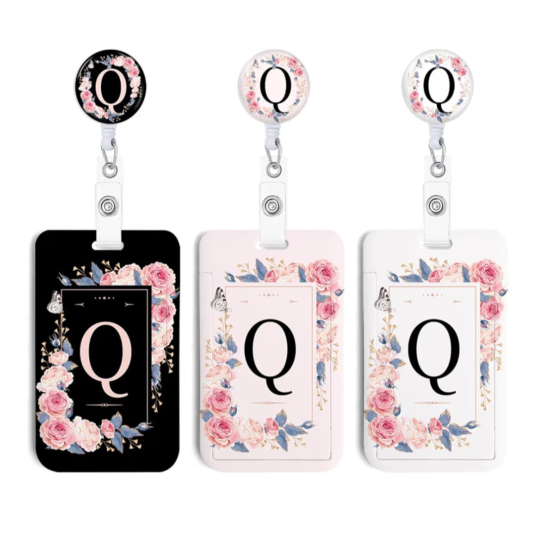 Soportes para Tarjetas de Identificación Personalizados con Iniciales.