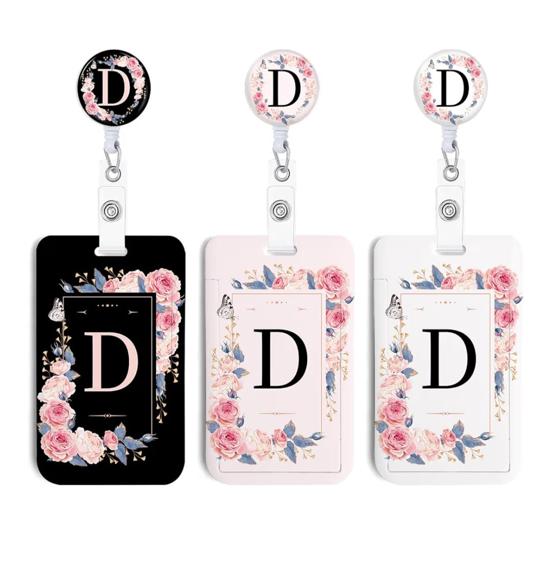 Soportes para Tarjetas de Identificación Personalizados con Iniciales.