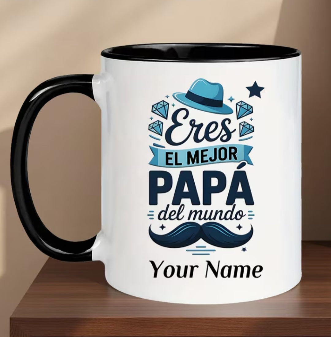 Tazas Personalizadas con Diseños para Día de los Padres.