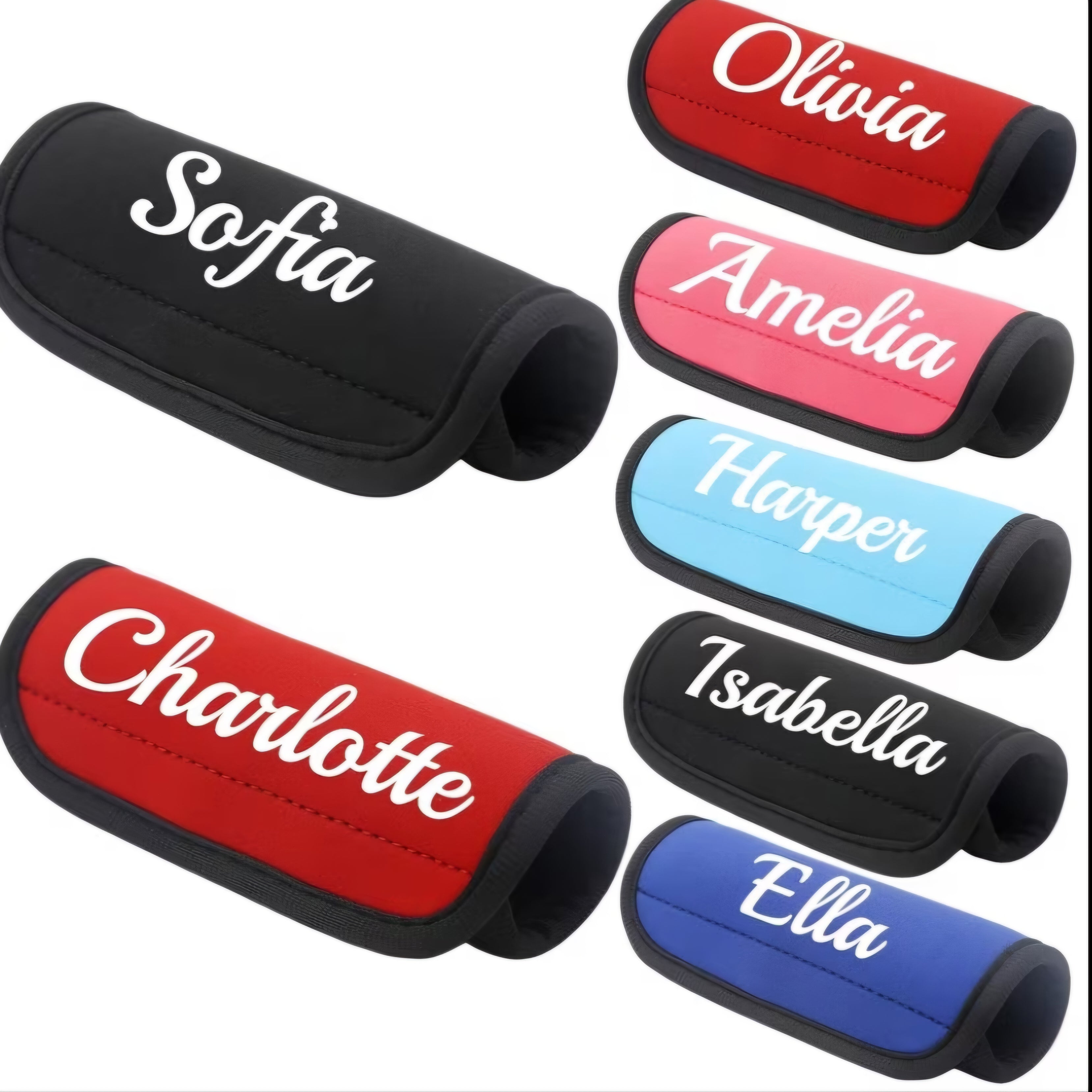 Protector de Asas para Equipajes Personalizados con Nombres.